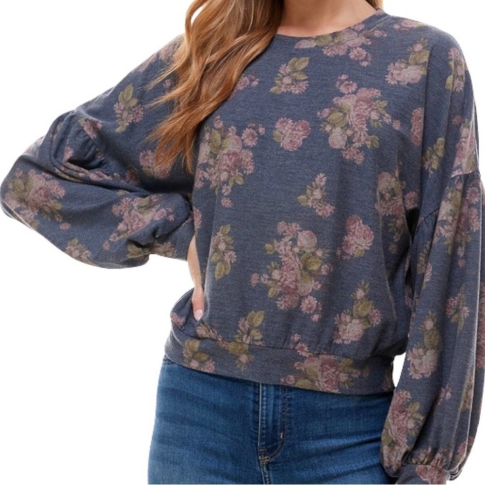 Gypsies and Moondust Floral Sweater
